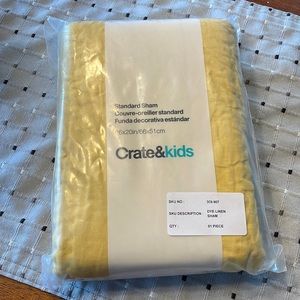 Crate & Barrel Standard Pillow Sham